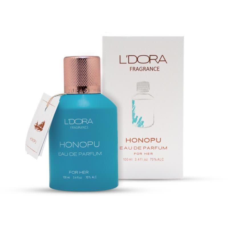 عطر ادوپرفیوم زنانه فراگرنس ورد مدل هونوپوحجم ۱۰۰ میلی‌لیتر خنک