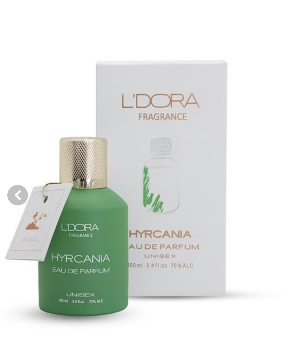 عطر ادوپرفیوم هیرکانیا حجم ۱۰۰ میلی‌لیتر یونی سکس تلخ گرم